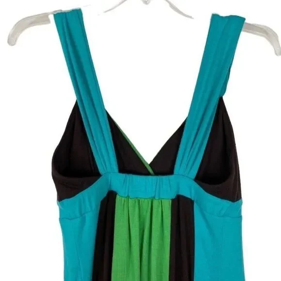 Beautiful XOXO bright color maxi dress- size S - Picture 8 of 9